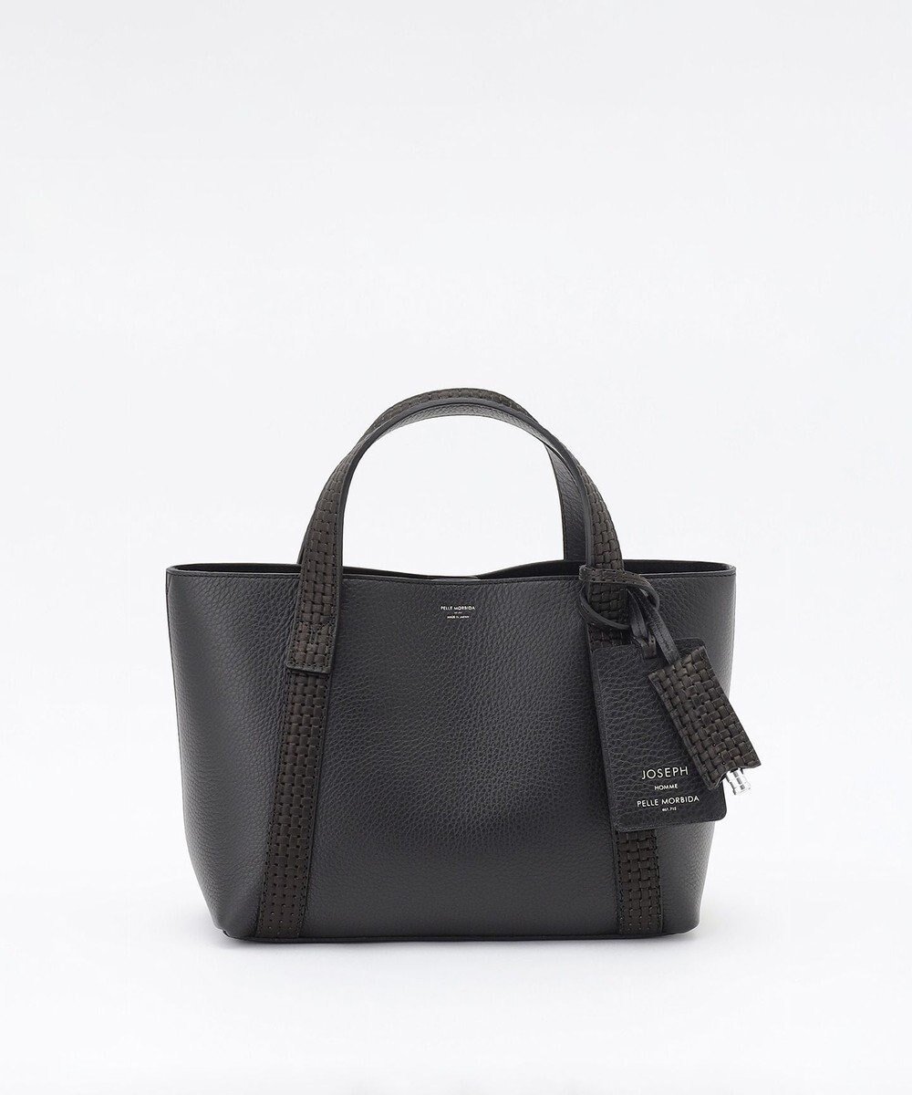 【ジョゼフ オム/JOSEPH HOMME / MEN】の【JOSEPH HOMME別注】PELLE MORBIDA / MINI TOTE BAG インテリア・キッズ・メンズ・レディースファッション・服の通販 founy(ファニー) 　ファッション　Fashion　メンズファッション　Fashion for Men　バッグ　Bags　トートバッグ / 通勤・大容量バッグ　Tote Bags　イタリア　Italy　シンプル　Simple, Minimal　スタンダード　Standard, Basic　女優　Actress Style, Celebrity Inspired　バランス　Balance, Style Balance　別注　Limited Edition, Custom Order　モチーフ　Motif, Design Theme　ラグジュアリー　Luxury, Elegant　エレガント 上品　Elegant　ゴルフ　Golf　ブラック系|ID: prp329100004570190 ipo3291000000032335937