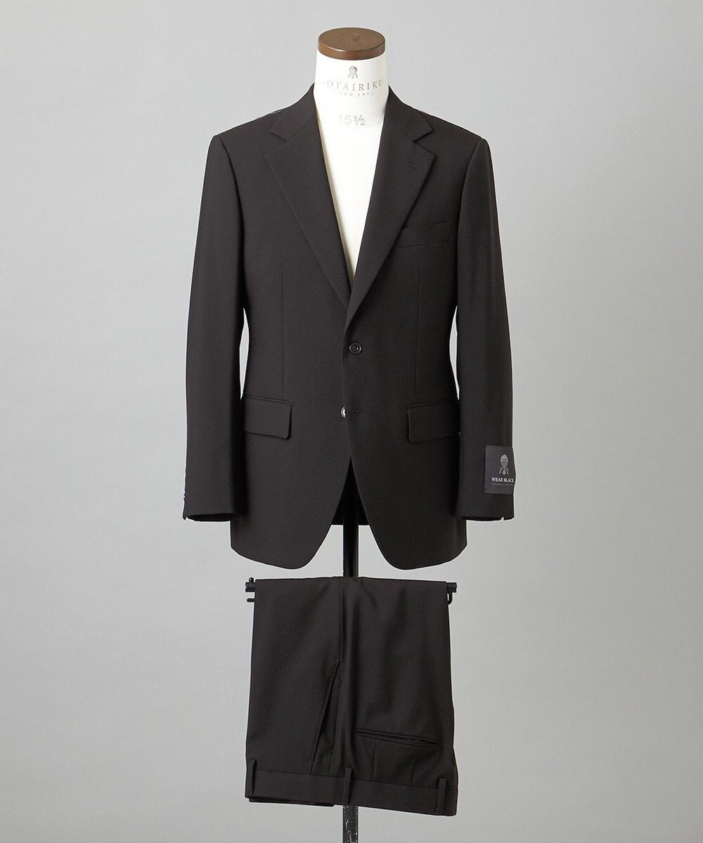 【五大陸/gotairiku / MEN】の【WEAR BLACK】タキシードクロス フォーマルスーツ インテリア・キッズ・メンズ・レディースファッション・服の通販 founy(ファニー) 　ファッション　Fashion　メンズファッション　MEN　セットアップ　Setup/Men　スーツ　Suit　セットアップ　Set Up　フォーマル　Formal　再入荷　Restock/Back In Stock/Re Arrival　夏　Summer　定番　Standard　S/S・春夏　Ss・Spring/Summer　A/W・秋冬　Aw・Autumn/Winter・Fw・Fall-Winter　ブラック系|ID: prp329100004570192 ipo3291000000032335942