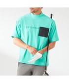 【23区 ゴルフ/23区GOLF / MEN】の【23Fondation/MEN】ストレッチメッシュ モック スカイブルー系|ID: prp329100004570194 ipo3291000000033463211