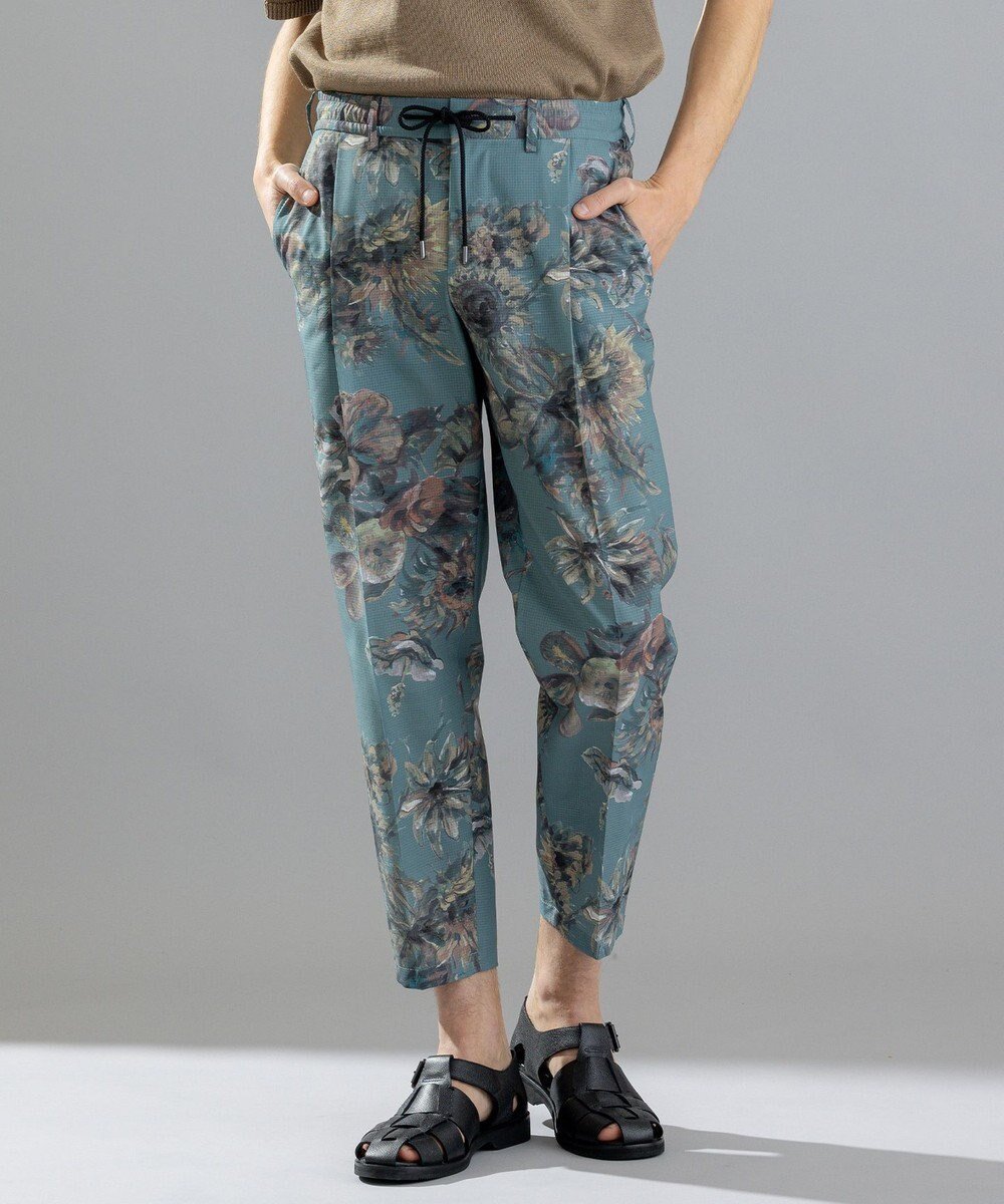 【ジョゼフ オム/JOSEPH HOMME / MEN】の【LEON 6月号掲載】クールドッツストレッチトロピカル柄 / TEDDY CONVERTIBLE 人気、トレンドファッション・服の通販 founy(ファニー) 　ファッション　Fashion　メンズファッション　Fashion for Men　ボトムス　Bottoms　春　Spring　洗える　Machine Washable　ストレッチ　Stretch, Stretchy Fabric　スポーツ　Sports, Activewear　雑誌　Magazine, Fashion Magazine　ドローコード　Drawcord, Drawstring Cord　プリント　Print, Printed Pattern　ポケット　Pocket, Pocket Detail　6月号　June Issue, Jun. Edition　リラックス　Relax, Relaxed Fit　ループ　Loop, Loop Knit　S/S・春夏　SS, Spring/Summer, Warm Season　夏　Summer　 other-1|ID: prp329100004570196 ipo3291000000033002224