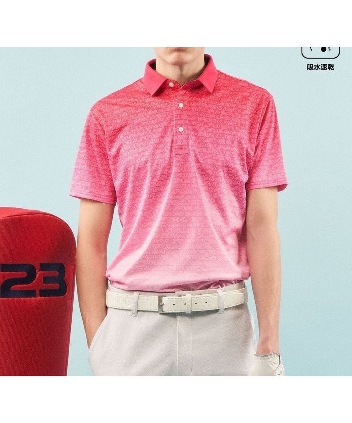 【23区 ゴルフ/23区GOLF / MEN】の【MEN】【UVケア/吸水速乾】グラデーションロゴ 半袖ポロシャツ インテリア・キッズ・メンズ・レディースファッション・服の通販 founy(ファニー) https://founy.com/ ファッション Fashion メンズファッション MEN トップス・カットソー Tops/Tshirt/Men シャツ Shirts ポロシャツ Polo Shirts 春 Spring グラデーション Gradation 吸水 Water Absorption スポーティ Sporty フラット Flat ポロシャツ Polo Shirt 半袖 Short Sleeve S/S・春夏 Ss・Spring/Summer おすすめ Recommend 夏 Summer 2024年 2024 2024春夏・S/S Ss,Spring/Summer,2024 ゴルフ Golf |ID: prp329100004570199 ipo3291000000032413576