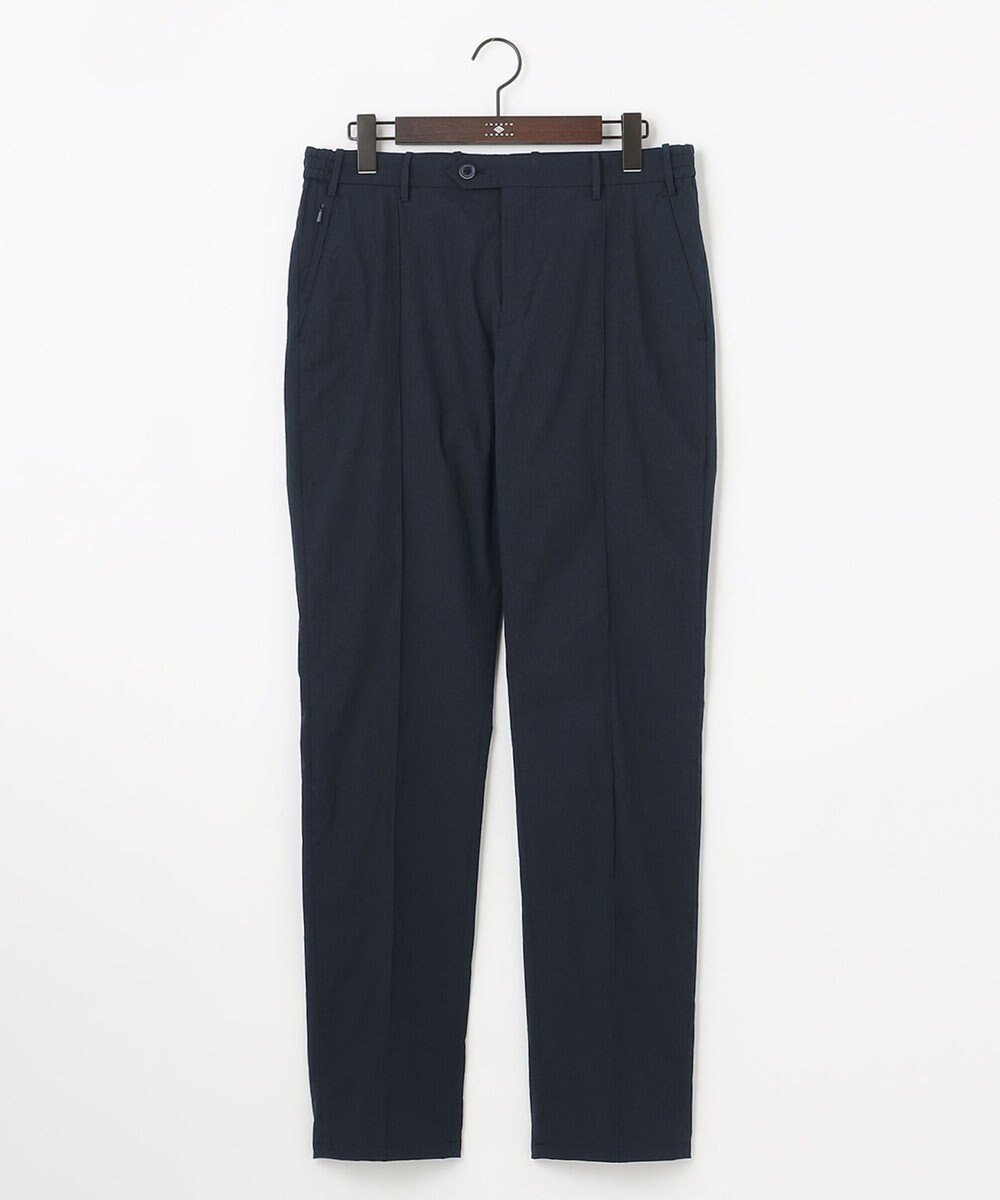 【ジョセフ アブード/JOSEPH ABBOUD / MEN】の【ウエストも伸びる/ECO撥水】アクティブレジャー パンツ インテリア・キッズ・メンズ・レディースファッション・服の通販 founy(ファニー) 　ファッション　Fashion　メンズファッション　Fashion for Men　ボトムス　Bottoms　春　Spring　軽量　Lightweight, Ultra Light　シャーリング　Shirring, Ruched　スマート　Smart, Elegant　フィット　Fit, Slim Fit　フロント　Front, Front Design　S/S・春夏　SS, Spring/Summer, Warm Season　夏　Summer　ネイビー系|ID: prp329100004570201 ipo3291000000032675185