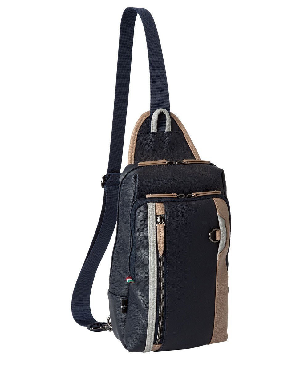 【エース バッグズ アンド ラゲッジ/ACE BAGS & LUGGAGE / MEN】のArcapel ベレル ボディバッグ 17543 アルカペル インテリア・キッズ・メンズ・レディースファッション・服の通販 founy(ファニー) 　ファッション　Fashion　メンズファッション　MEN　バッグ　Bag/Men　コンビ　Combination　シンプル　Simple　フロント　Front　ポケット　Pocket　ポーチ　Pouch　ラグジュアリー　Luxury　再入荷　Restock/Back In Stock/Re Arrival　エレガント 上品　Elegant　ネイビー|ID: prp329100004570210 ipo3291000000032336068