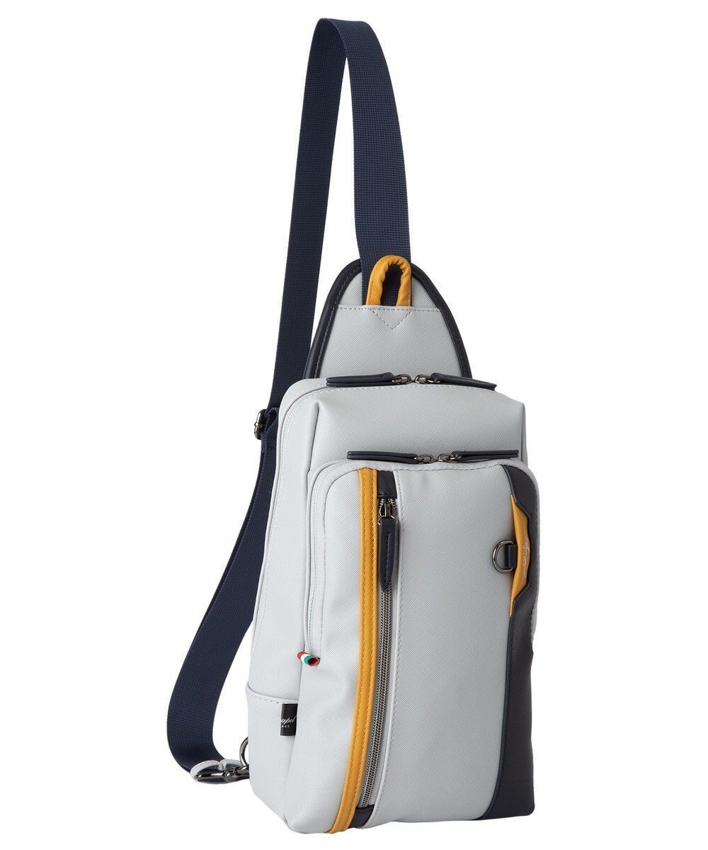 【エース バッグズ アンド ラゲッジ/ACE BAGS & LUGGAGE / MEN】のArcapel ベレル ボディバッグ 17543 アルカペル インテリア・キッズ・メンズ・レディースファッション・服の通販 founy(ファニー) 　ファッション　Fashion　メンズファッション　MEN　バッグ　Bag/Men　コンビ　Combination　シンプル　Simple　フロント　Front　ポケット　Pocket　ポーチ　Pouch　ラグジュアリー　Luxury　再入荷　Restock/Back In Stock/Re Arrival　エレガント 上品　Elegant　アイスグレー|ID: prp329100004570210 ipo3291000000032336069