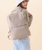 【エースバッグズアンドラゲッジ/ACE BAGS & LUGGAGE】のW .Day Night リッカ スクエアリュック B4サイズ 11713 ダブルアンドデイナイト ビジネスバッグ 人気、トレンドファッション・服の通販 founy(ファニー) ファッション Fashion レディースファッション WOMEN バッグ Bag コンパクト Compact 傘 Umbrella 軽量 Lightweight スエード Suede スクエア Square スリーブ Sleeve チャーム Charm バランス Balance フラップ Flap フロント Front ポケット Pocket リボン Ribbon リュック Ruck Sack ワーク Work おすすめ Recommend スーツケース キャリーケース Suitcase ビジネス 仕事 通勤 Business thumbnail 【SALE】ベージュ|ID: prp329100004570232 ipo3291000000032336317