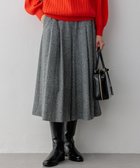 【23区/NIJYUSANKU】のシルクネップヘリンボーン ガウチョ パンツ ブラック系|ID: prp329100004570235 ipo3291000000033661026