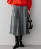 【23区/NIJYUSANKU】のシルクネップヘリンボーン ガウチョ パンツ ブラック系|ID: prp329100004570235 ipo3291000000034309506