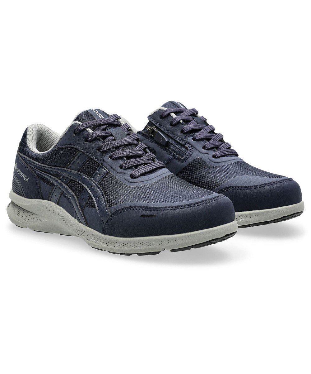 【アシックス ウォーキング/ASICS WALKING】のハダシウォーカー レディース GORE-TEX防水 3E相当 インテリア・キッズ・メンズ・レディースファッション・服の通販 founy(ファニー) 　ファッション　Fashion　レディースファッション　WOMEN　クッション　Cushion　軽量　Lightweight　シューズ　Shoes　ストライプ　Stripe　スニーカー　Sneakers　スポーティ　Sporty　メッシュ　Mesh　リップ　Lip　ブルー系|ID: prp329100004570244 ipo3291000000032336484