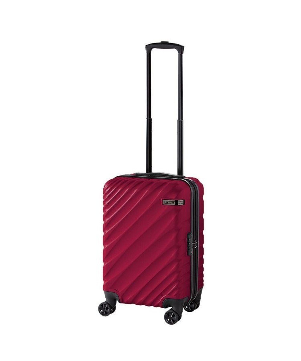 【エースバッグズアンドラゲッジ/ACE BAGS & LUGGAGE】のACE DESIGNED BY ACE IN JAPAN オーバル スーツケース ジッパータイプ 機内持込 拡張機能 36→43L 06421 インテリア・キッズ・メンズ・レディースファッション・服の通販 founy(ファニー) 　ファッション　Fashion　レディースファッション　Ladies' Fashion Online　スーツ　Suits　オーバル　Oval　旅行　Travel　スーツケース キャリーケース　Suitcase　レッド|ID: prp329100004570249 ipo3291000000032645510