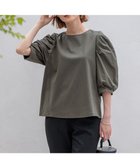 【23区/NIJYUSANKU】の【一部店舗限定】コットンポンチコンビジャージー コクーンスリーブ カットソー 人気、トレンドファッション・服の通販 founy(ファニー) ファッション Fashion レディースファッション Fashion for Women トップス・カットソー Cut & Sew Tops シャツ・ブラウス・オフィスカジュアル Elegant Blouses & Button-Ups ロングTシャツ・Tシャツ Longline T-Shirts & Tees カットソー・ベーシックTシャツ Cut-and-Sewn Tops / Stretch Tees & Basics カットソー Cut and Sewn Top コンパクト Compact, Small Size シンプル Simple, Minimal デニム Denim, Jeans Material バランス Balance, Style Balance ベーシック Basic, Essential ペプラム Peplum, Flared Hem ボトム Bottoms, Lower Wear レギュラー Regular, Standard Fit A/W・秋冬 Autumn/Winter 2024年 2024 エレガント 上品 Elegant 2024-2025秋冬・A/W Autumn/Winter 2024–25 AW24–25 thumbnail カーキ系|ID: prp329100004570251 ipo3291000000033585638