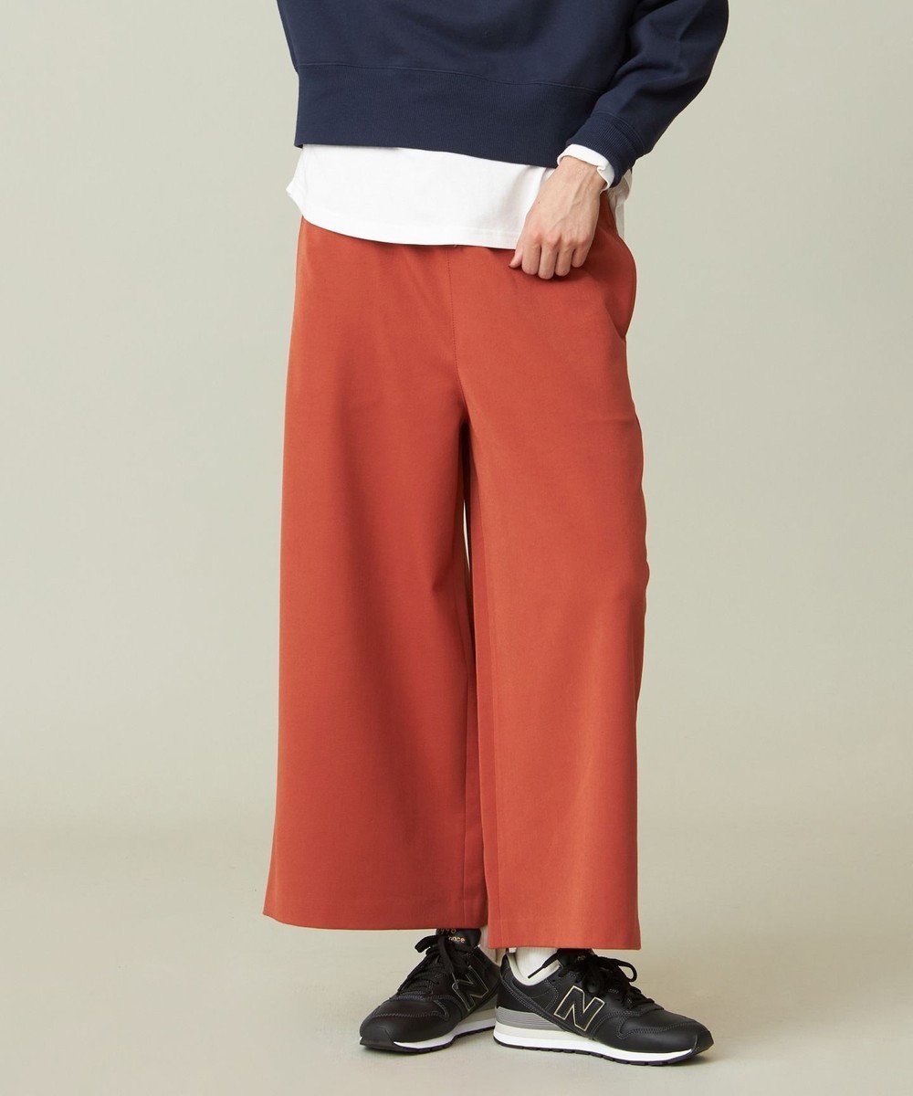 【ジェイプレスヨークストリート/J.PRESS YORK STREET】の【WOMEN】イージーワイドパンツ インテリア・キッズ・メンズ・レディースファッション・服の通販 founy(ファニー) 　ファッション　Fashion　レディースファッション　Ladies' Fashion Online　パンツ　Pants　ツイル　Twill　ワイド　Wide　A/W・秋冬　Aw・Autumn/Winter・Fw・Fall-Winter　オレンジ系|ID: prp329100004570272 ipo3291000000032603464
