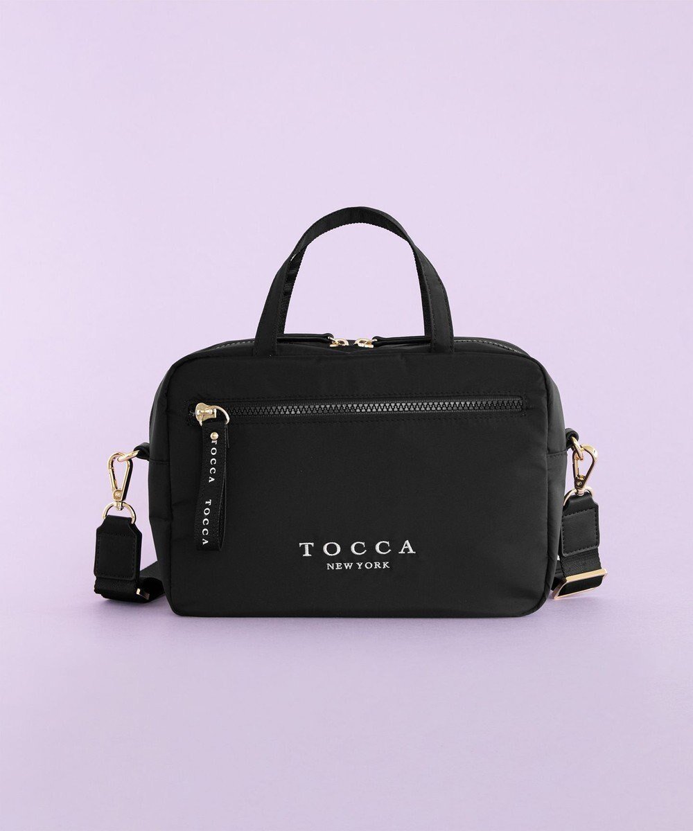 【トッカ/TOCCA】の【WEB&一部店舗限定】CAROVANA POCHETTE ポシェットバッグ インテリア・キッズ・メンズ・レディースファッション・服の通販 founy(ファニー) 　ファッション　Fashion　レディースファッション　Ladies' Fashion Online　バッグ　Bag　イタリア　Italy　クラウン　Crown　シューズ　Shoes　ショルダー　Shoulder　シンプル　Simple　ジップ　Zip　スポーツ　Sports　財布　Wallet　トラベル　Travel　フォルム　Form　ベーシック　Basic　ボストン　Boston　ポケット　Pocket　ポシェット　Pochette　ポーチ　Pouch　リュクス　Luxe　旅行　Travel　スーツケース キャリーケース　Suitcase　ブラック系|ID: prp329100004570274 ipo3291000000032663763