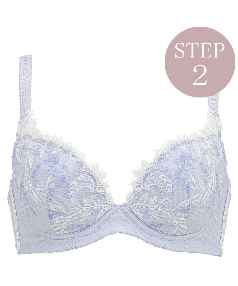 【ブラデリス ニューヨーク/BRADELIS New York】の【BRADELIS New York/ 育乳ブラ・STEP2 寄せる】ベルステップ2ブラ24S1 インテリア・キッズ・メンズ・レディースファッション・服の通販 founy(ファニー) 　ファッション　Fashion　レディースファッション　WOMEN　アンダー　Under　イエロー　Yellow　エンブロイダリー　Embroidery　春　Spring　クッション　Cushion　ケミカル　Chemical　コンパクト　Compact　サテン　Satin　トレンド　Trend　人気　Popularity　フェミニン　Feminine　ブラジャー　Bra　ペイズリー　Paisley　ポケット　Pocket　ラップ　Wrap　リボン　Ribbon　レース　Race　ワイヤー　Wire　おすすめ　Recommend　ライトブルー|ID: prp329100004570281 ipo3291000000032336834