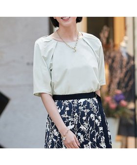 【自由区/JIYU-KU】の【XSサイズ~/洗える】ツイストプレインジャージー袖タック カットソー 人気、トレンドファッション・服の通販 founy(ファニー) ファッション Fashion レディースファッション WOMEN トップス・カットソー Tops/Tshirt シャツ/ブラウス Shirts/Blouses ロング / Tシャツ T-Shirts カットソー Cut and Sewn カットソー Cut And Sew ジャージー Jersey ツイスト Twist ツイル Twill バランス Balance フォルム Form ビジネス 仕事 通勤 Business 夏 Summer 春 Spring S/S・春夏 Ss・Spring/Summer 洗える Washable |ID:prp329100004570287