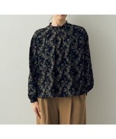 【イェッカ ヴェッカ/YECCA VECCA】のフラワー柄ハイネックブラウス 人気、トレンドファッション・服の通販 founy(ファニー) ファッション Fashion レディースファッション Ladies' Fashion Online トップス・カットソー Tops/Tshirt シャツ/ブラウス Shirts/Blouses おすすめ Recommend エレガント 上品 Elegant ショルダー Shoulder スタンド Stand ドロップ Drop ハイネック High Neck フェミニン Feminine フォーマル Formal フラワー Flower フレア Flare ポケット Pocket A/W・秋冬 Aw・Autumn/Winter・Fw・Fall-Winter |ID:prp329100004570298