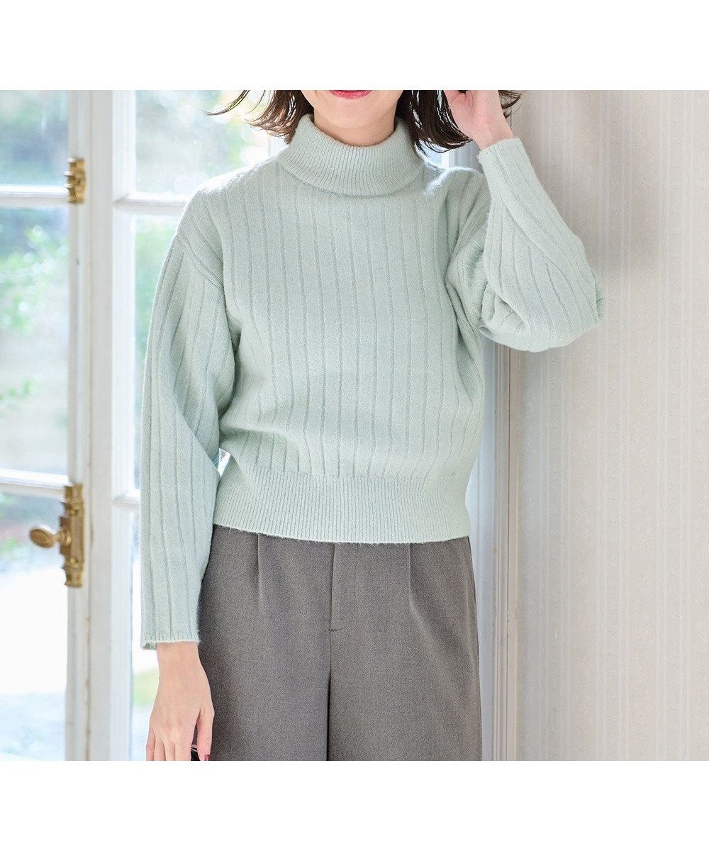 【エニィ スィス/any SiS】の【洗える】シャーベットカラー ニット 人気、トレンドファッション・服の通販 founy(ファニー) 　ファッション　Fashion　レディースファッション　Fashion for Women　トップス・カットソー　Cut & Sew Tops　ニット　Knit Tops & Sweaters　コンパクト　Compact, Small Size　セーター　Sweater, Knitwear　ハイネック　High Neck, Mock Neck　バランス　Balance, Style Balance　冬　Winter / This Winter　洗える　Machine Washable　A/W・秋冬　Autumn/Winter　 other-1|ID: prp329100004570313 ipo3291000000034544760