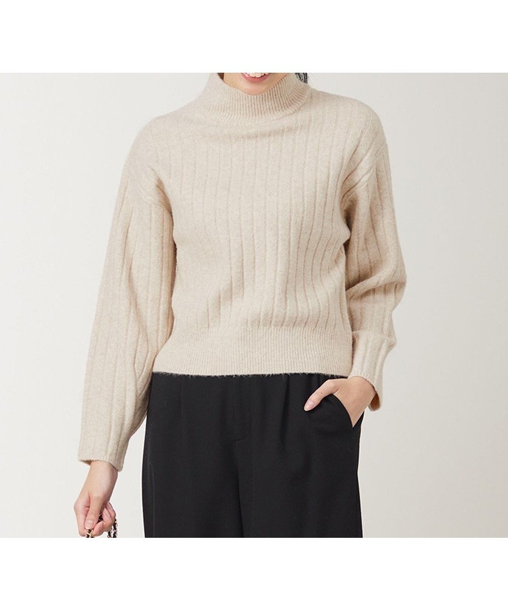 【エニィ スィス/any SiS】の【洗える】シャーベットカラー ニット インテリア・キッズ・メンズ・レディースファッション・服の通販 founy(ファニー) 　ファッション　Fashion　レディースファッション　Fashion for Women　トップス・カットソー　Cut & Sew Tops　ニット　Knit Tops & Sweaters　コンパクト　Compact, Small Size　セーター　Sweater, Knitwear　ハイネック　High Neck, Mock Neck　バランス　Balance, Style Balance　冬　Winter / This Winter　洗える　Machine Washable　A/W・秋冬　Autumn/Winter　アイボリー|ID: prp329100004570313 ipo3291000000034544762