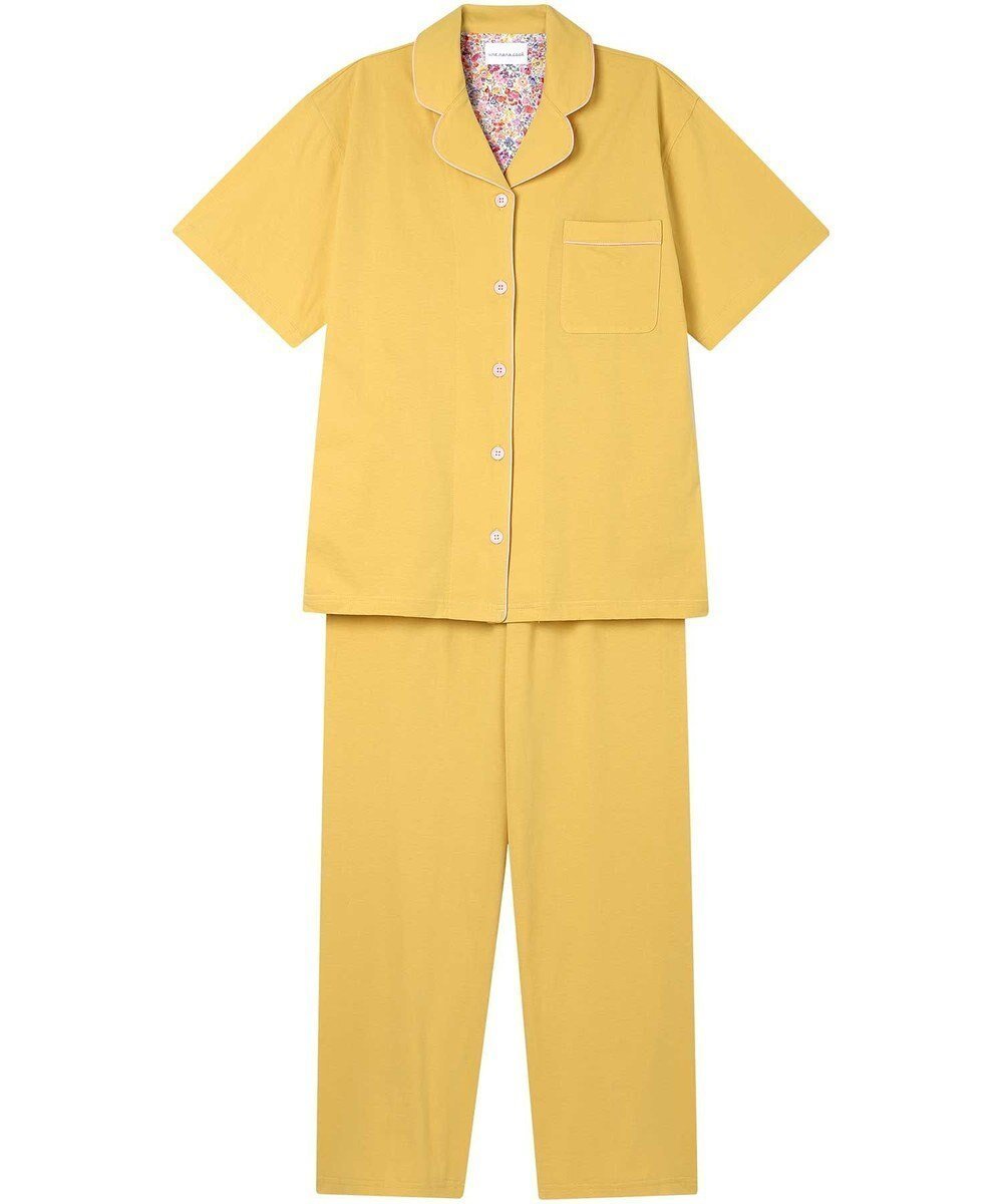 【ウンナナクール/une nana cool】の【綿100%】40ハイゲージ天竺半袖パジャマ MADE WITH LIBERTY FABRIC インテリア・キッズ・メンズ・レディースファッション・服の通販 founy(ファニー) 　ファッション　Fashion　レディースファッション　Ladies' Fashion Online　トップス・カットソー　Tops/Tshirt　なめらか　Smooth　パイピング　Piping　パジャマ　Pajamas　ビビッド　Vivid　プリント　Print　半袖　Short Sleeve　リラックス　Relax　再入荷　Restock/Back In Stock/Re Arrival　おすすめ　Recommend　CR|ID: prp329100004570325 ipo3291000000032337368
