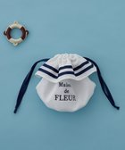 【メゾンドフルール/Maison de FLEUR】のラインリボンジャカード巾着ポーチ White|ID: prp329100004570328 ipo3291000000032337393