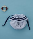 【メゾンドフルール/Maison de FLEUR】のラインリボンジャカード巾着ポーチ Light Blue|ID: prp329100004570328 ipo3291000000032337394