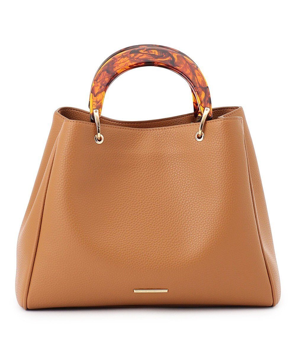 【23区/NIJYUSANKU】のアクリルハンドル バッグ インテリア・キッズ・メンズ・レディースファッション・服の通販 founy(ファニー) 　ファッション　Fashion　レディースファッション　Fashion for Women　バッグ　Bags　2025年　2025　2025春夏・S/S　Spring/Summer 2025 SS25　アクリル　Acrylic Material　フォルム　Silhouette, Form　プレート　Plate, Dish　エレガント 上品　Elegant　夏　Summer　S/S・春夏　SS, Spring/Summer, Warm Season　軽量　Lightweight, Ultra Light　キャメル系|ID: prp329100004570350 ipo3291000000036176795