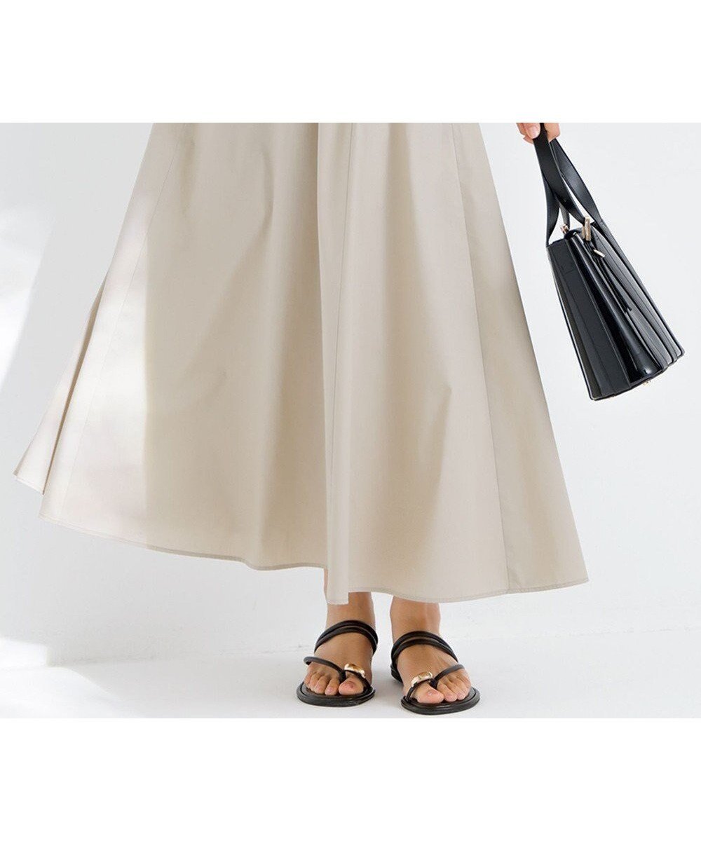 【23区/NIJYUSANKU】の【接触冷感/撥水加工】ストレッチブロード ギャザースカート インテリア・キッズ・メンズ・レディースファッション・服の通販 founy(ファニー) ファッション Fashion レディースファッション Fashion for Women スカート Skirts 2025年 2025 2025春夏・S/S Spring/Summer 2025 SS25 ギャザー Gathered, Ruffled ストレッチ Stretch, Stretchy Fabric パウダー Powder, Soft Tone フレア Flare, Flared ブロード Broadcloth, Fine Cotton ラウンド Round, Round Neck 夏 Summer 春 Spring S/S・春夏 SS, Spring/Summer, Warm Season ベージュ系|ID: prp329100004570405 ipo3291000000032428934