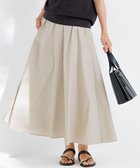 【23区/NIJYUSANKU】の【接触冷感/撥水加工】ストレッチブロード ギャザースカート ベージュ系|ID: prp329100004570405 ipo3291000000035663427