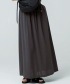 【23区/NIJYUSANKU】の【WEB 一部店舗限定/接触冷感/洗える】ツイストコットンプレーティング スカート グレー系|ID: prp329100004570413 ipo3291000000035659451