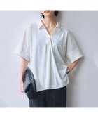 【アイシービー/iCB】の【WEB限定・洗える】シアートリコット スキッパーカットソー オフホワイト系|ID: prp329100004570417 ipo3291000000032447563