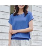 【ティアクラッセ/Tiaclasse】の【洗える】ビジュー付きフレンチニット ブルー|ID: prp329100004570422 ipo3291000000032337678