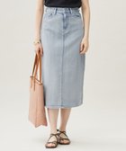 【自由区/JIYU-KU】の【洗える】ウスカルデニムAライン スカート ライトインディゴ|ID: prp329100004570425 ipo3291000000032337693