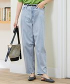 【自由区/JIYU-KU】の【洗える】ウスカルデニムダーツカーブ パンツ ライトインディゴ|ID: prp329100004570428 ipo3291000000032337701