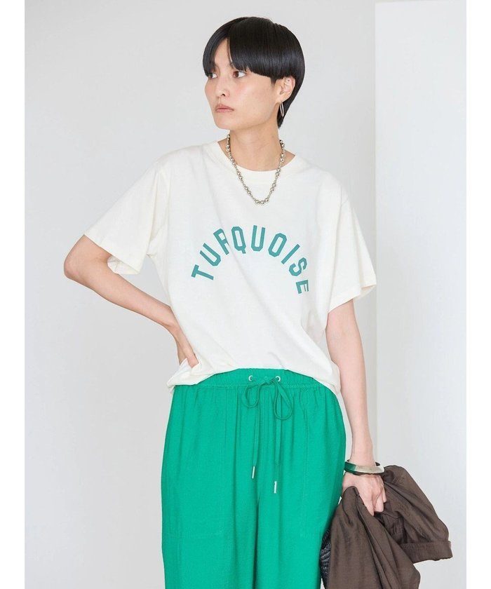 【アメリカンホリック/AMERICAN HOLIC】のTURQUOISEロゴカットプルオーバー インテリア・キッズ・メンズ・レディースファッション・服の通販 founy(ファニー) https://founy.com/ ファッション Fashion レディースファッション Fashion for Women トップス・カットソー Cut & Sew Tops シャツ・ブラウス・オフィスカジュアル Elegant Blouses & Button-Ups ロングTシャツ・Tシャツ Longline T-Shirts & Tees カジュアルプルオーバー・ニットトップス Pullovers & Knit Tops / Casual Pullovers カットソー・ベーシックTシャツ Cut-and-Sewn Tops / Stretch Tees & Basics カットソー Cut and Sewn Top プリント Print, Printed Pattern ベーシック Basic, Essential ポケット Pocket, Pocket Detail 定番 Standard, Basic Item A/W・秋冬 Autumn/Winter |ID: prp329100004570625 ipo3291000000032664589