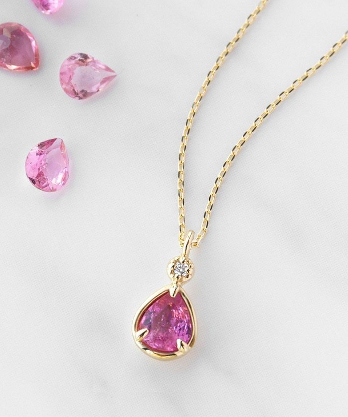 【トッカ/TOCCA】の【WEB&数量限定】PIECE OF FLOWER NECKLACE K10 ピンクトルマリン ダイヤモンド ネックレス インテリア・キッズ・メンズ・レディースファッション・服の通販 founy(ファニー) https://founy.com/ ファッション Fashion レディースファッション Fashion for Women ジュエリー Jewelry ネックレス Necklaces & Pendants アクセサリー Fashion Accessories アンティーク Antique-Inspired イエロー Yellow ジュエリー Jewelry, Accessories ダイヤモンド Diamond, Brilliant Cut チェーン Chain, Chain Strap ネックレス Necklace, Pendant Necklace 人気 Popular, Best Seller フレーム Frame, Outline ポーチ Pouch, Small Case マーガレット Marguerite, Daisy Pattern エレガント 上品 Elegant |ID: prp329100004570664 ipo3291000000033217483