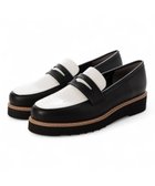 【モード エ ジャコモ/MODE ET JACOMO】のcarino 【レイン対応】【2WAY】厚底タッセルローファー ブラックコンビ|ID: prp329100004570676 ipo3291000000032603313