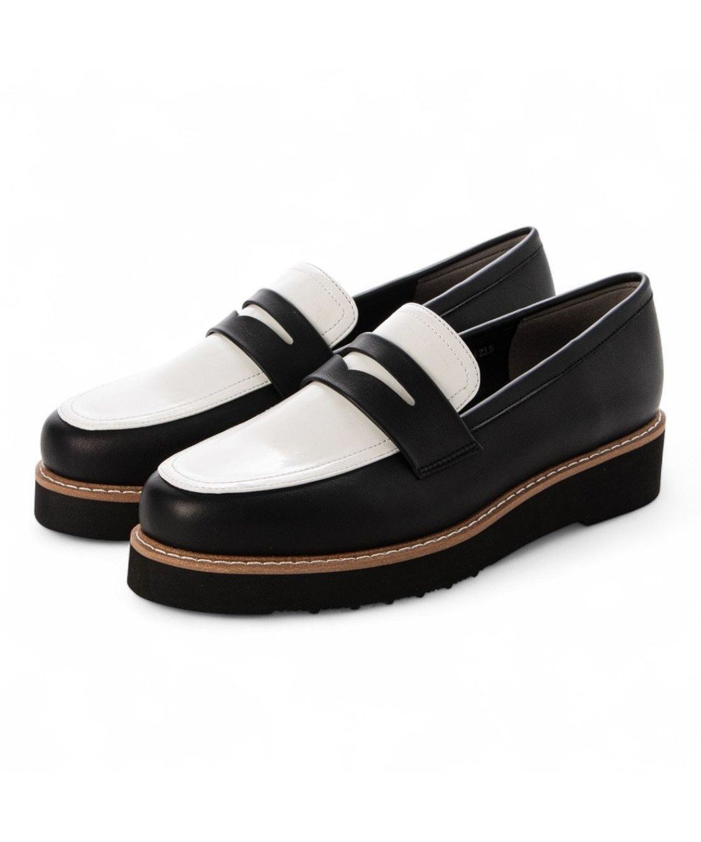 【モード エ ジャコモ/MODE ET JACOMO】のcarino 【レイン対応】【2WAY】厚底タッセルローファー インテリア・キッズ・メンズ・レディースファッション・服の通販 founy(ファニー) 　ファッション　Fashion　レディースファッション　Ladies' Fashion Online　おすすめ　Recommend　オケージョン　Occasion　クール　Cool　シューズ　Shoes　シンプル　Simple　スタイリッシュ　Stylish　タッセル　Tassel　フェミニン　Feminine　レイン　Rain　エレガント 上品　Elegant　ビジネス 仕事 通勤　Business　厚底　Platforms　ブラックコンビ|ID: prp329100004570676 ipo3291000000032603313