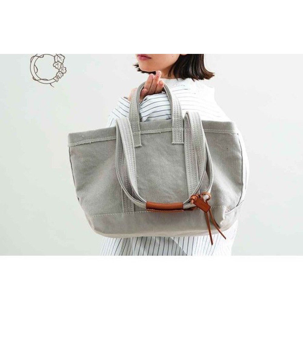 【ゲンテン/genten】のセルビッチトート2(中) インテリア・キッズ・メンズ・レディースファッション・服の通販 founy(ファニー) 　ファッション　Fashion　レディースファッション　Ladies' Fashion Online　バッグ　Bag　ジュート　Jute　ダブル　Double　おすすめ　Recommend　旅行　Travel　グレージュ|ID: prp329100004570705 ipo3291000000032340213