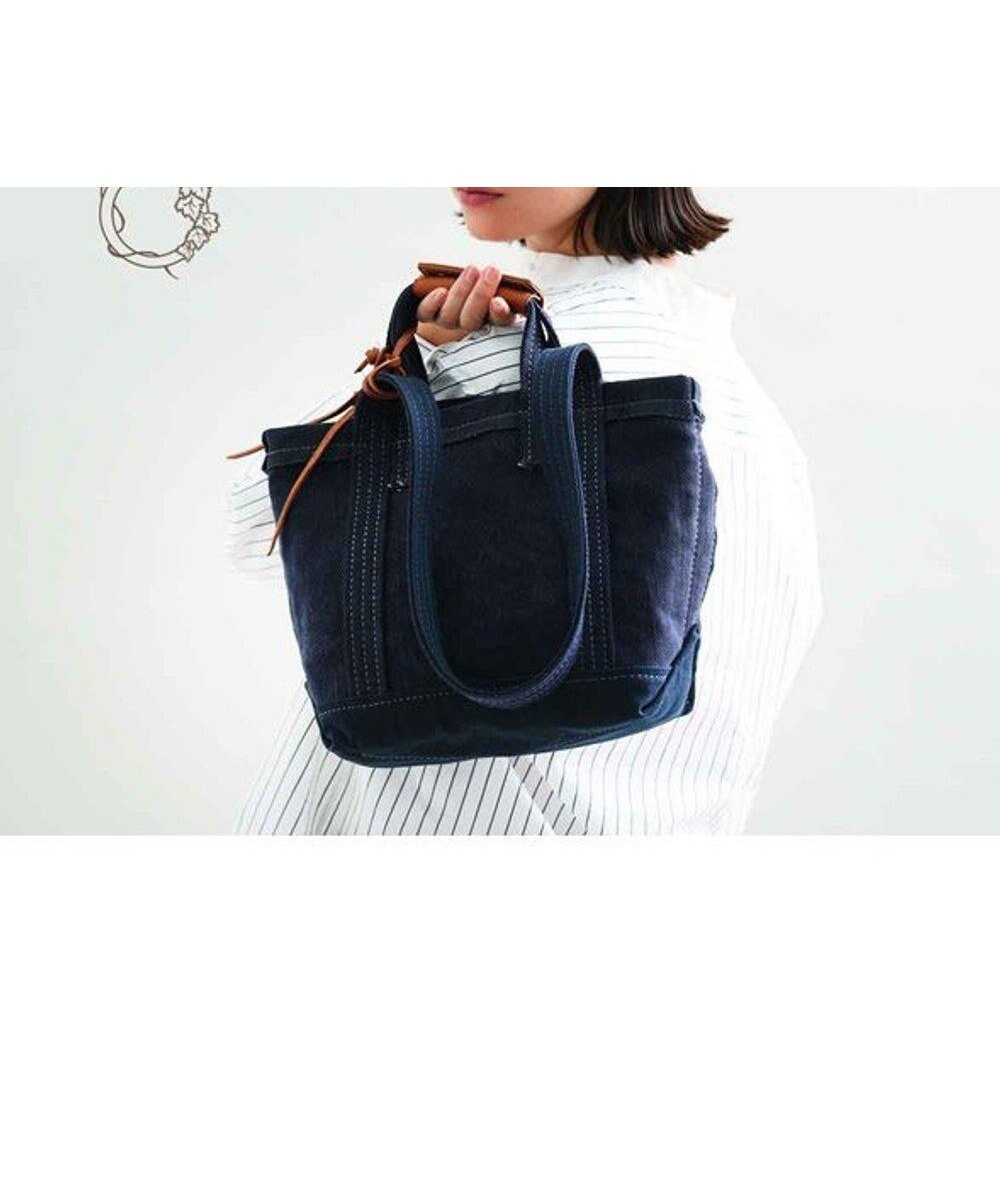 【ゲンテン/genten】のセルビッジトート2(小) インテリア・キッズ・メンズ・レディースファッション・服の通販 founy(ファニー) ファッション Fashion レディースファッション Fashion for Women バッグ Bags おすすめ Recommended / Our Picks ジュート Jute, Natural Fiber ダブル Double, Double-Breasted 旅行 Travel ネイビー|ID: prp329100004570708 ipo3291000000036082971