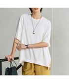【アイシービー/iCB】の【WEB限定・洗える】シアートリコット ペプラムカットソー オフホワイト系|ID: prp329100004570722 ipo3291000000032447660