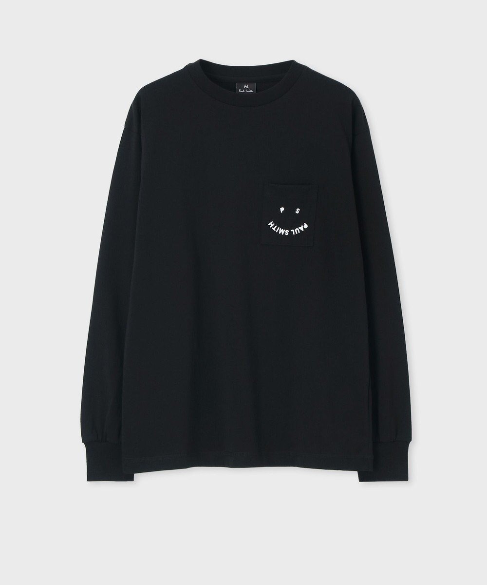 【ポール スミス/Paul Smith】のHappy ロングスリーブTシャツ インテリア・キッズ・メンズ・レディースファッション・服の通販 founy(ファニー) 　ファッション　Fashion　レディースファッション　Ladies' Fashion Online　トップス・カットソー　Tops/Tshirt　シャツ/ブラウス　Shirts/Blouses　ロング / Tシャツ　T-Shirts　カットソー　Cut and Sewn　カットソー　Cut And Sew　グラフィック　Graphic　スリーブ　Sleeve　ロング　Long　夏　Summer　S/S・春夏　Ss・Spring/Summer　A/W・秋冬　Aw・Autumn/Winter・Fw・Fall-Winter　ブラック|ID: prp329100004570726 ipo3291000000032340345