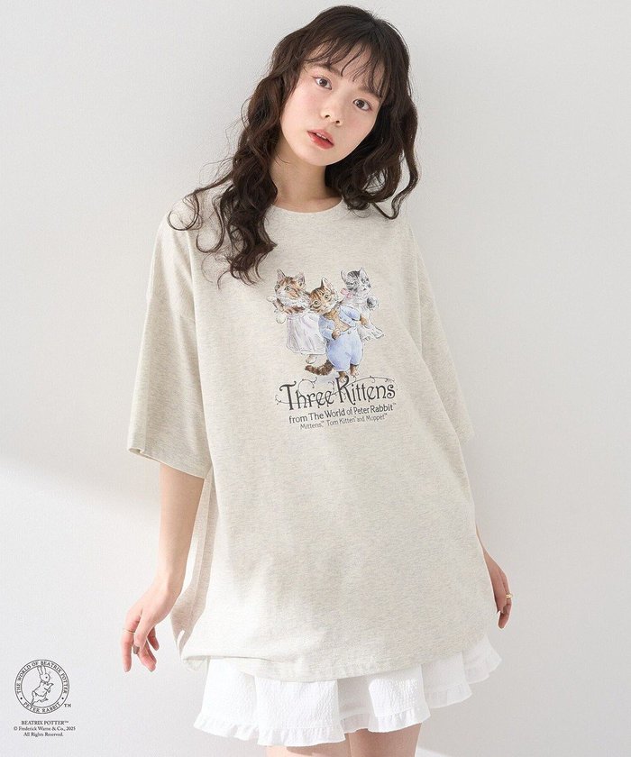 【アースミュージックアンドエコロジー/earth music&ecology】のPeter Rabbit /earth bigT インテリア・キッズ・メンズ・レディースファッション・服の通販 founy(ファニー) https://founy.com/ ファッション Fashion レディースファッション Ladies' Fashion Online トップス・カットソー Tops/Tshirt シャツ/ブラウス Shirts/Blouses ロング / Tシャツ T-Shirts カットソー Cut and Sewn おすすめ Recommend カットソー Cut And Sew ガーリー Girly 夏 Summer 春 Spring S/S・春夏 Ss・Spring/Summer |ID: prp329100004570736 ipo3291000000032340402