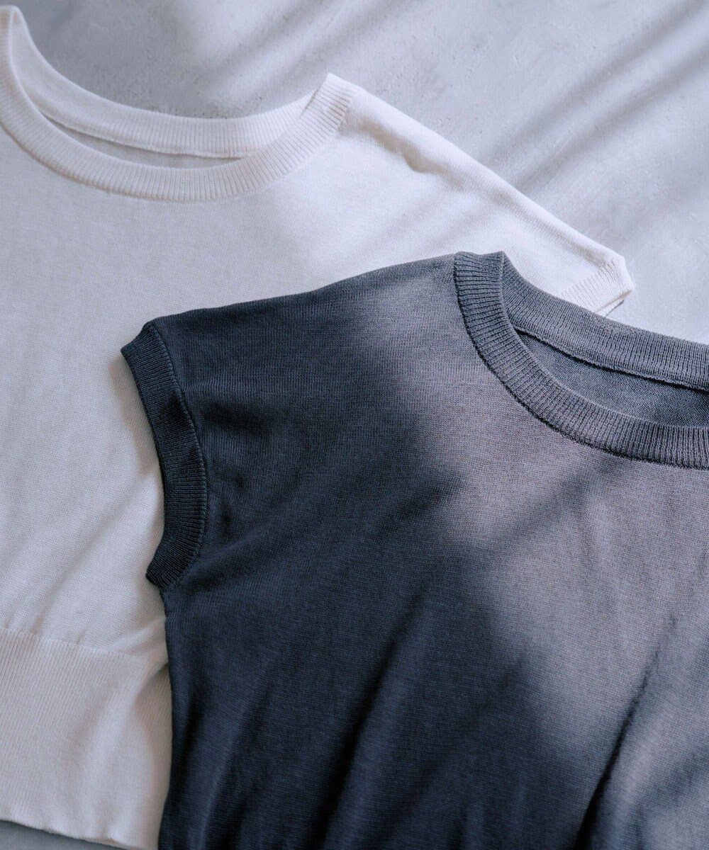 【トック/TOQUE】の25SS新作〈大草直子さんアドバイザー〉【洗える/天然素材】ウォッシャブルシルク×コットンニットフレンチスリーブ インテリア・キッズ・メンズ・レディースファッション・服の通販 founy(ファニー) ファッション Fashion レディースファッション Fashion for Women トップス・カットソー Cut & Sew Tops ニット Knit Tops & Sweaters インナー Innerwear 春 Spring 洗える Machine Washable カーディガン Cardigan, Knitwear キャミソール Camisole, Spaghetti Strap Top シアー Sheer, See-Through シルク Silk, 100% Silk シンプル Simple, Minimal スリーブ Sleeve, Long Sleeve / Short Sleeve セーター Sweater, Knitwear タンク Tank Top, Sleeveless Top 定番 Standard, Basic Item フレンチ French, French Style S/S・春夏 SS, Spring/Summer, Warm Season おすすめ Recommended / Our Picks 夏 Summer エレガント 上品 Elegant ビジネス 仕事 通勤 Business / Work / Commuting 2025年 2025 2025春夏・S/S Spring/Summer 2025 SS25 チャコールグレー|ID: prp329100004570749 ipo3291000000033658545