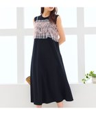【フェルゥ/Feroux】の【洗える】チュールキャミレイヤード カットソー ワンピース ブラック系|ID: prp329100004570753 ipo3291000000033429655
