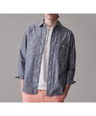【ジェイ プレス/J.PRESS / MEN】の【洗える】コットンダンガリー シャツ / レギュラー ブラック系|ID: prp329100004571702 ipo3291000000032649788