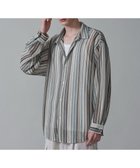 【ウィゴー/WEGO / MEN】のストライプメッシュBIGシャツ(LS) 人気、トレンドファッション・服の通販 founy(ファニー) ファッション Fashion メンズファッション MEN トップス・カットソー Tops/Tshirt/Men シャツ Shirts 春 Spring ストライプ Stripe スマホ Smartphone スラックス Slacks 透かし Watermark デニム Denim 長袖 Long Sleeve ビッグ Big メッシュ Mesh ルーズ Loose S/S・春夏 Ss・Spring/Summer 再入荷 Restock/Back In Stock/Re Arrival おすすめ Recommend 夏 Summer thumbnail オフホワイト|ID: prp329100004571715 ipo3291000000032349002