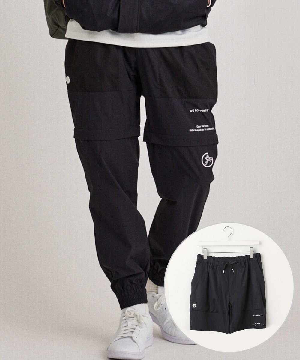 【ピーダブリュサーキュラス/PW CIRCULUS / MEN】の【撥水加工/軽量/ストレッチ】【MEN】デタッチャブルパンツ 人気、トレンドファッション・服の通販 founy(ファニー) 　ファッション　Fashion　メンズファッション　Fashion for Men　ボトムス　Bottoms　軽量　Lightweight, Ultra Light　シャーリング　Shirring, Ruched　ショーツ　Shorts, Short Pants　ショート　Short, Short Length　スタイリッシュ　Stylish, Fashionable　ストレッチ　Stretch, Stretchy Fabric　定番　Standard, Basic Item　ポケット　Pocket, Pocket Detail　メッシュ　Mesh, Net Fabric　ワイド　Wide, Wide Fit　A/W・秋冬　Autumn/Winter　2024年　2024　ゴルフ　Golf　2024-2025秋冬・A/W　Autumn/Winter 2024–25 AW24–25　 other-1|ID: prp329100004571716 ipo3291000000032719265