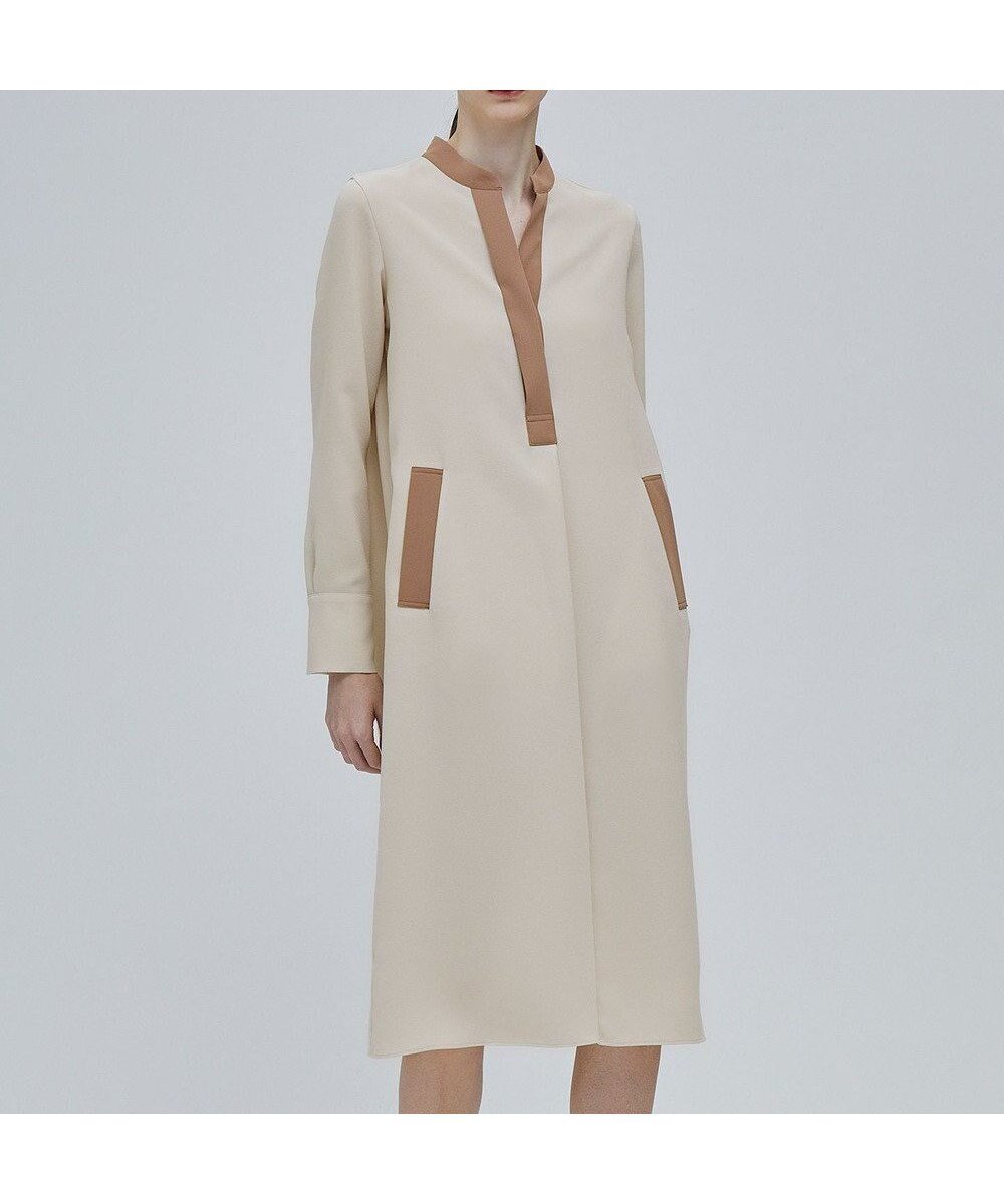 【ベイジ,/BEIGE,】のREINE / スキッパードレス 人気、トレンドファッション・服の通販 founy(ファニー) 　ファッション　Fashion　レディースファッション　Fashion for Women　ワンピース　Dresses　フォーマル・パーティードレス・結婚式用ドレス　Elegant & Casual Dresses　コンビ　Combo, Combination Style　ジャケット　Jacket, Outerwear　スキッパー　Skipper, Open Collar　スリット　Slit, Slit Detail　ドレス　Dress, One-Piece　ポケット　Pocket, Pocket Detail　エレガント 上品　Elegant　ビジネス 仕事 通勤　Business / Work / Commuting　夏　Summer　春　Spring　S/S・春夏　SS, Spring/Summer, Warm Season　長袖　Long Sleeve, Full Sleeve　 other-1|ID: prp329100004571726 ipo3291000000033440330