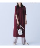 【ベイジ,/BEIGE,】の【WEB限定】SIMEON / ギャザーワンピース Wine|ID: prp329100004571738 ipo3291000000032616358