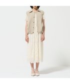 【グレース コンチネンタル/GRACE CONTINENTAL】のマットツイルタックジレ ベージュ|ID: prp329100004571744 ipo3291000000033685367