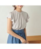 【フェルゥ/Feroux】の【UVケア】スタンドカラーフレアスリーブ Tシャツ アイボリー系|ID: prp329100004571786 ipo3291000000032670171